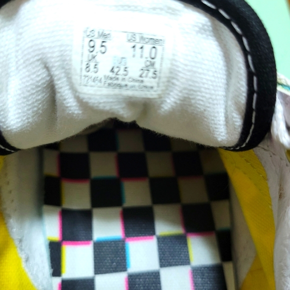 Vans Old Skool Crazy Checks Multi Shoes 9.5 Men - Picture 8 of 10